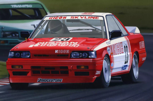 Fujimi 1/24 RICOH NISSAN SKYLINE GTS-R (R31 Gr.A 1988) Plastic 