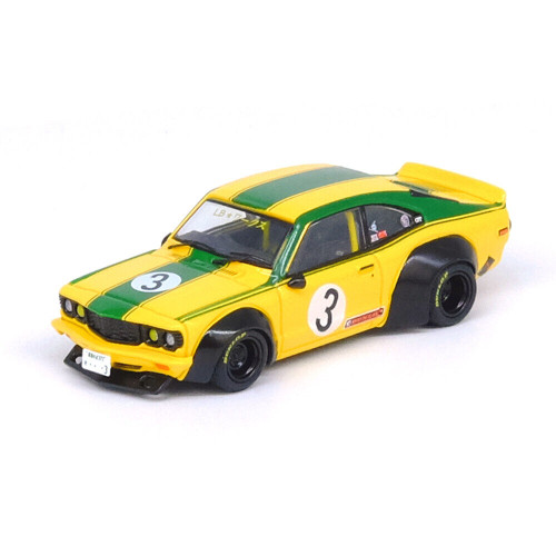 1/64 MAZDA RX3 Savannah Liberty Walk Model Car -YELLOW-