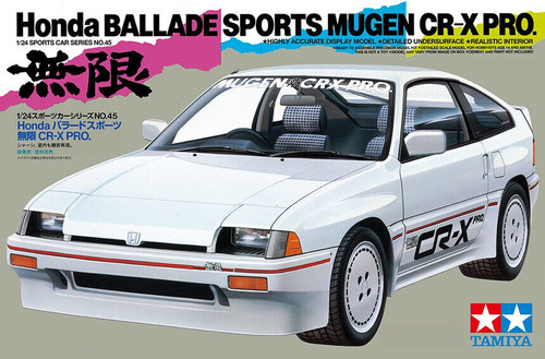 Tamiya 1/24 Honda CRX Ballade Sports Mugen CR-X Pro Plastic Model Kit