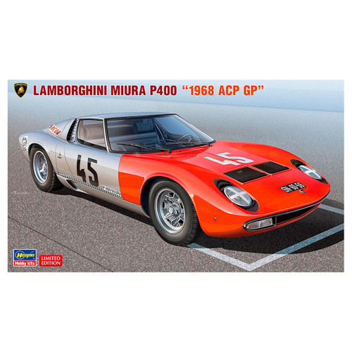 Italeri 3649 Modelo de plástico para Montar Coche Lamborghini Miura Jota Svj- Kit Modelo Escala 1:24