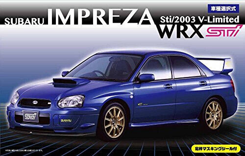 フジミ 1/24 SUBARU IMPREZA WRX STI 完成品 Fujimi 1/24 Subaru Impreza WRX Sti/2003 V-Limited w/Window Frame