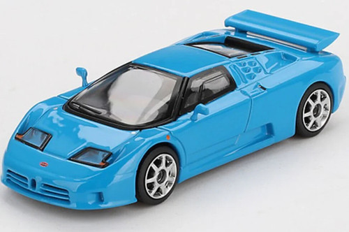 Mini GT 1/64 BUGATTI EB 110 Die Cast Model Car -BLUE -