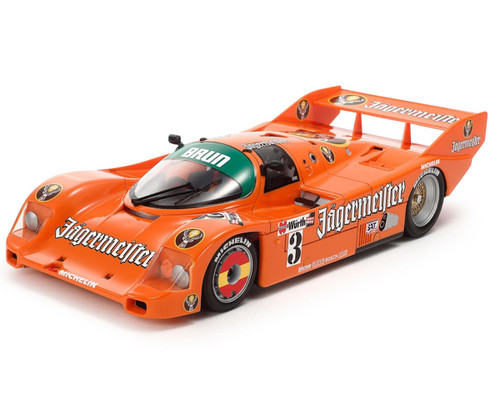 未組立⬛️Tamiya Porsche 962C 完成キット 1/24 Tamiya 1/24 PORSCHE 962C JAGERMEISTER Plastic Model Kit #24372