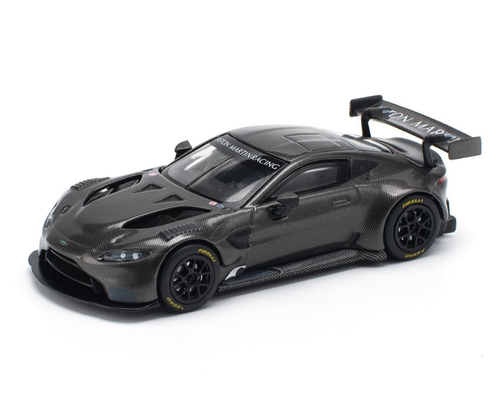 Pop 1/64 Die Cast ASTON MARTIN VANTAGE GT3 Model Car -CARBON-