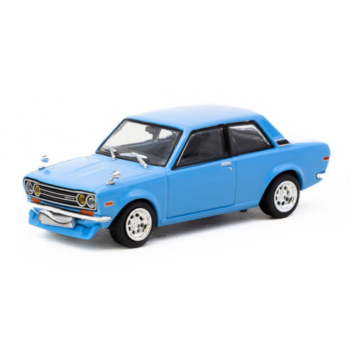 Tarmac 1/64 DATSUN 510 BLUE BIRD Die Cast Model Car -BLUE-