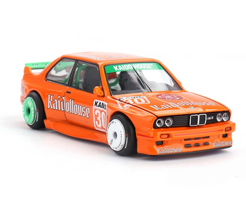 Mini GT KAIDO 1/64 BMW E30 M3 Die Cast Model -ORANGE-