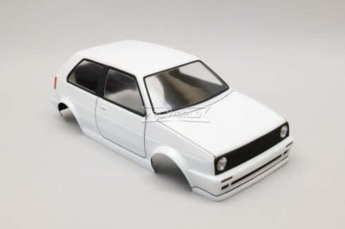 1/10 RC Car BODY Shell VW GOLF RABBIT Body -WHITE- *FINISHED*