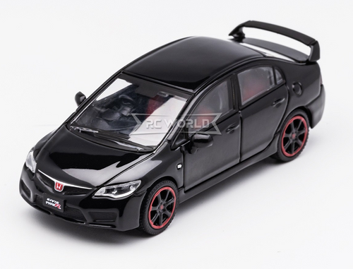 GCD 1/64 HONDA CIVIC TYPE-R FD2 (RHD) Die Cast Car -BLACK-