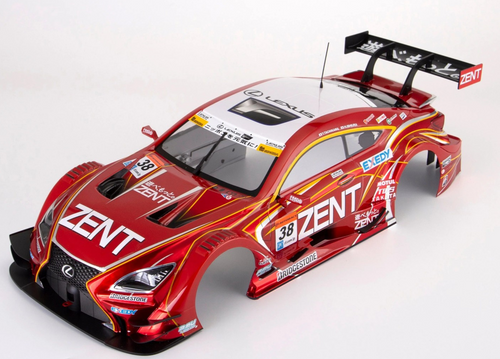 EBBRO_ZENT CERUMO Lexus RC F 2014テストカー RC 1/10 BODY Shell LEXUS RCF ZENT CERUMO Body *FINISHED* #48661
