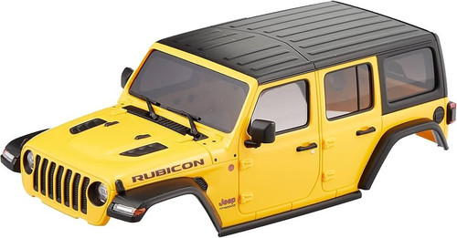 Kyosho RC 1/28 Mini Z Body JEEP WRANGLER RUBICON -YELLOW- #MXB01Y