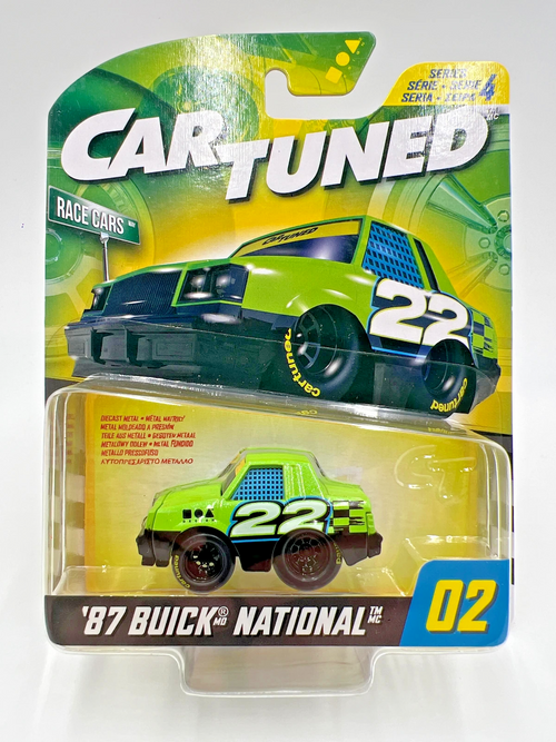Car Tuned 1/64 1987 BUICK GRAND NATIONAL Series 4 Diecast Car -GREEN-
