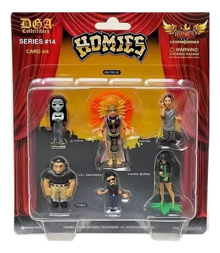 DGA 1/24 HOMIES SERIES 14 Low Rider FIGURES 6-Pack #20399 (4/4)