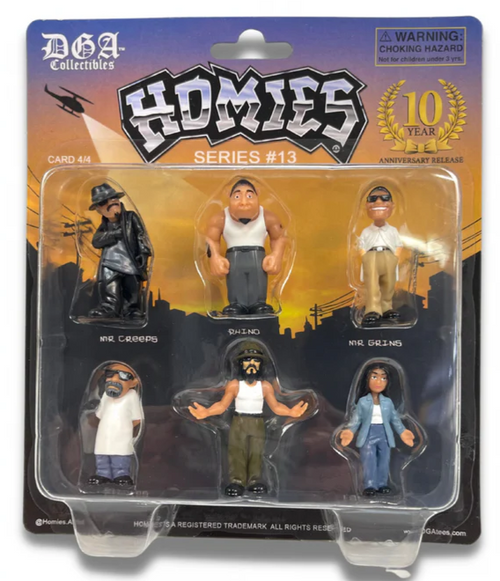 DGA 1/24 HOMIES SERIES 13 Low Rider FIGURES 6-Pack #20266 (4/4)