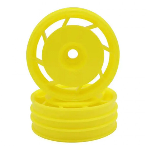 Kyosho 1/10 Wheels ULTIMA FRONT 8D 50MM -YELLOW- (2PC) #UTH001YB