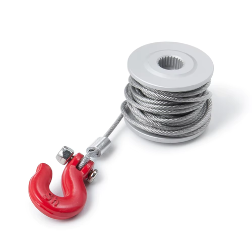 1/10 Winch Servo DRUM - CABLE- HOOK For 360 Degree Rotation Servo 25T ...