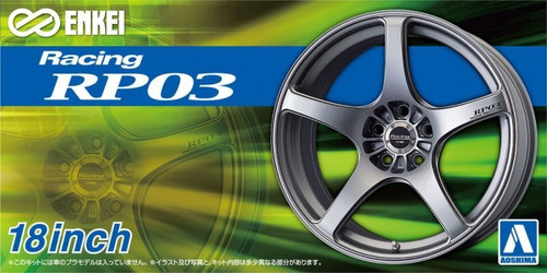 Aoshima 1/24 ENKEI Racing RP03 18Inch Model Wheel Set