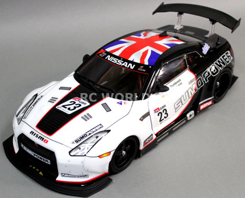 Rc 1/10 NISSAN GT-R Sumo Power Body Shell Rocket Bunny w/ Wide Kit