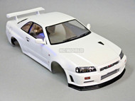 1/10 RC Car BODY Shell NISSAN SKYLINE R34 190mm *FINISHED* WHITE