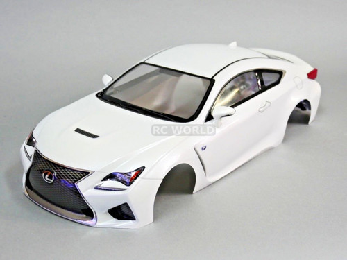 1/10 RC Car BODY Shell LEXUS RC F 190mm *FINISHED* PEARL WHITE