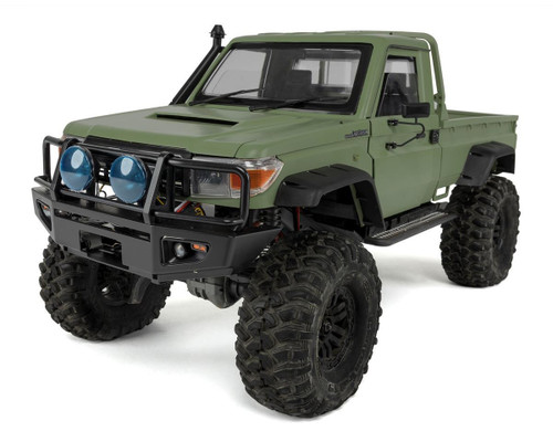 RC 1/10 Truck HARD Body TOYOTA LAND CRUISER LC70 323MM GREEN #48733