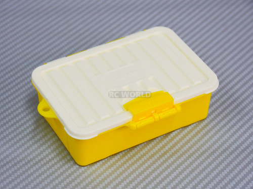 1/10 Storage Box Container Water Proof Low Profile YELLOW