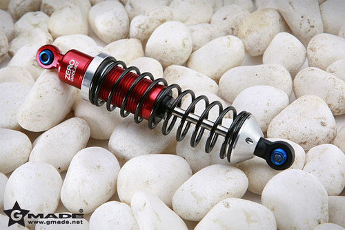 RC 1/10 TRUCK Suspension ZERO SHOCK 94MM SHOCKS Aluminum RED