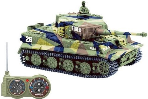 RC Micro TANK Mini RC KING TIGER TANK W/ Engine Sounds G-CAMO