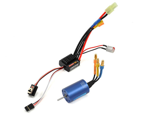 ラジコン用アンプ　HOBBYWING ESC Hobbywing 1/18 EZRun 18A Brushless ESC/Motor Combo (12.0T) w