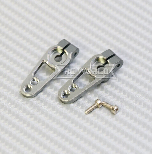 RC Servo HORN 25T Aluminum Low Profile (2 HORNS) GUN METAL