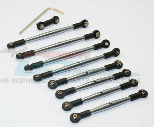 Traxxas 1/16 Mini E Revo TIE RODS Upgrade Set erv160 - SILVER