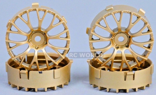 Tetsujin DAISY Rim INSERTS Disk Adjustable Offset - GOLD - (4pc
