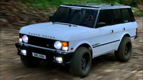 RC 1/10 1981 Land Rover Range Rover Truck Body Shell -CLEAR-