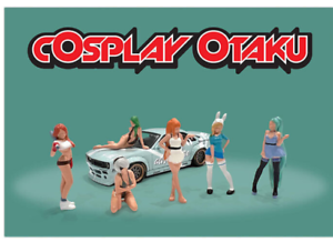 American Diorama 1/64 COSPLAY OTAKU Die Cast Figures