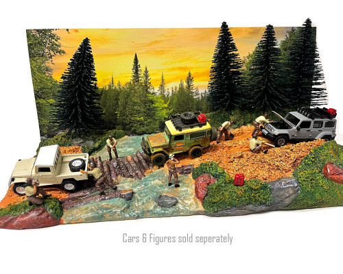 American Diorama 1/64 OVERLAND OFF ROAD 4x4 Diorama