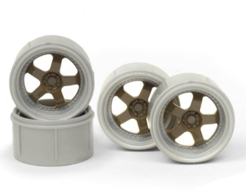 HPI 1/18 WORK MEISTER S1 Wheels OLIVE Micro RS4 (4PCS) #120171