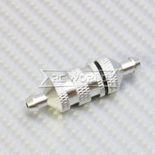 RC 1/10 Nitro Engine FUEL FILTER For Gas Lines SILVER