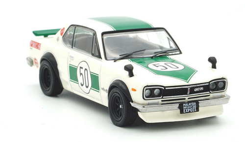 Inno 1/64 NISSAN SKYLINE 2000 GT-R KPGC10 Expo Diecast Model Car