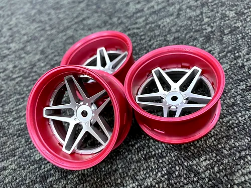 Tetsujin Wheel COMBO Southern Cross SILVER + PINK Lips (4PCS) TT-7671