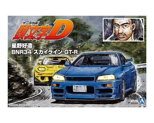 Fujimi 1/24 Initial D HOSINO KOZO BNR34 Skyline GT-R Plastic Model Kit