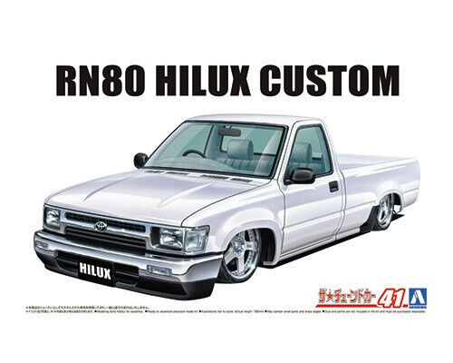 自動車 80 HILUX HIGH RIDER Pickup Truck AOSHIMA Model Car Building - Aoshima 1/24 Toyota Hilux 80 model kit - YouTube