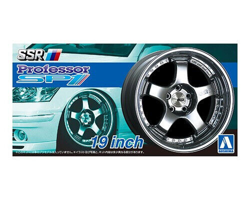 Aoshima 1/24 SSR PROFESSOR SP1 19inch Model Wheel Set