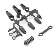 Kyosho OPTIMA 1987 WC Parts SERVO SAVER *GUN METAL* #OT267GM