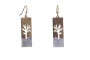 Two-Tone Tree Of Life Earring