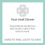 Four Leaf Clover Pendant- Seafoam
