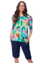 Growing In 3/4-Length Dolman Sleeve Top