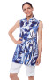 Blue & White at Liberty in the Garden Sleeveless Blouse