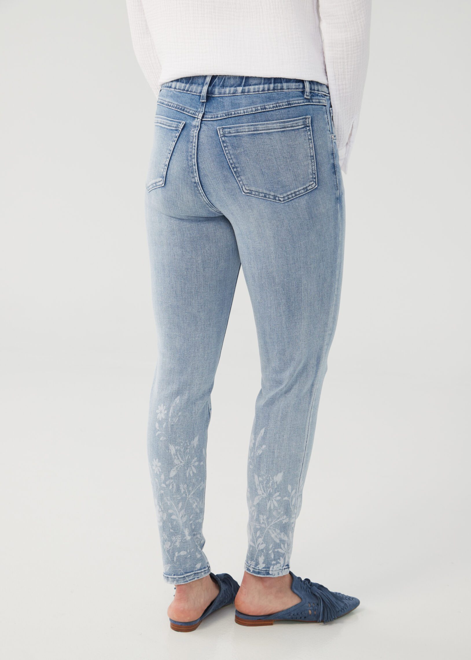 Pull-On Slim Ankle D-Lux Denim 28
