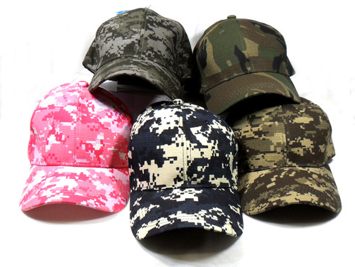 Cotton Ripstop Camouflage Tactical Baseball Hat Cap