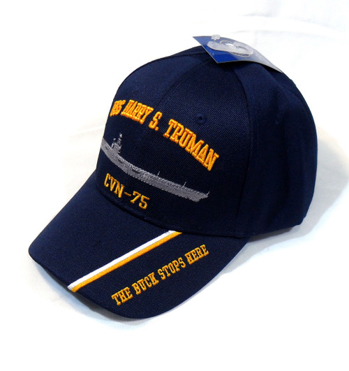 USS Harry S Truman CVN-75 US NAVY SHIP HAT OFFICIALLY LICENSED BASEBALL CAP