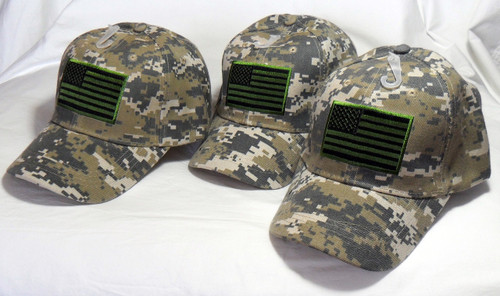3 Pack Digital Camo USA American Flag Tactical Baseball Cap Hat 